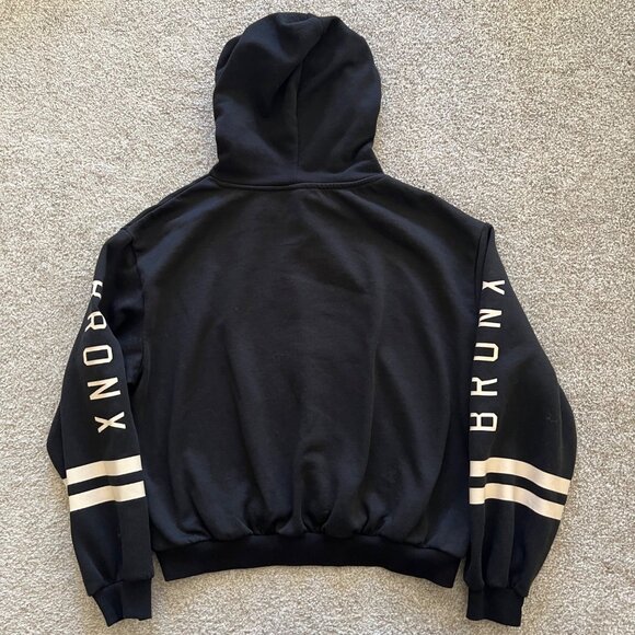 Brooklyn Bronx New York Black and White Hoodie - Picture 2 of 5